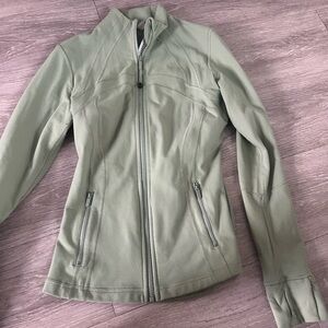 Sage green lululemon define zip up size 8
